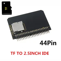 MicroSD- to IDE TF 44Pin 2.5in Hard Drive Adapter Card TF to IDE 44Pin Connector for Laptop Notebook