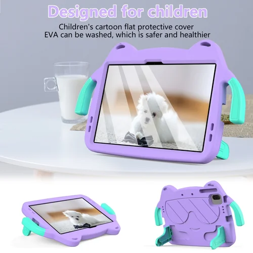 Imagen 2 del producto Funda de dibujos animados para niños para Honor Pad X8A X9 11 ""2024 Tablet seguro a prueba de golpes funda con soporte EVA para Honor Pad 11"" 2024 funda protectora