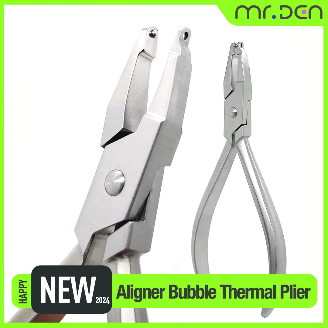 MR DEN Dental Orthodontic Aligner Pliers Mini Dot Pliers Retainer Bubble Thermal Retention Pliers Invisalign Hole Punch