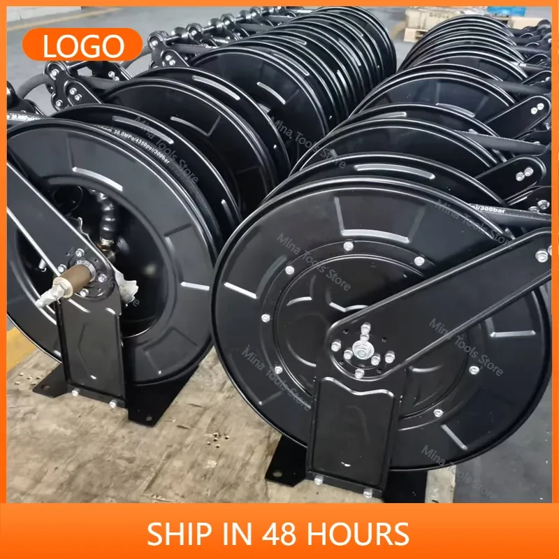 New Directly Sold Manufacturer GTM Professional Commercial Stainless Steel High Pressure Washer Sprayer Self Rewind Hose