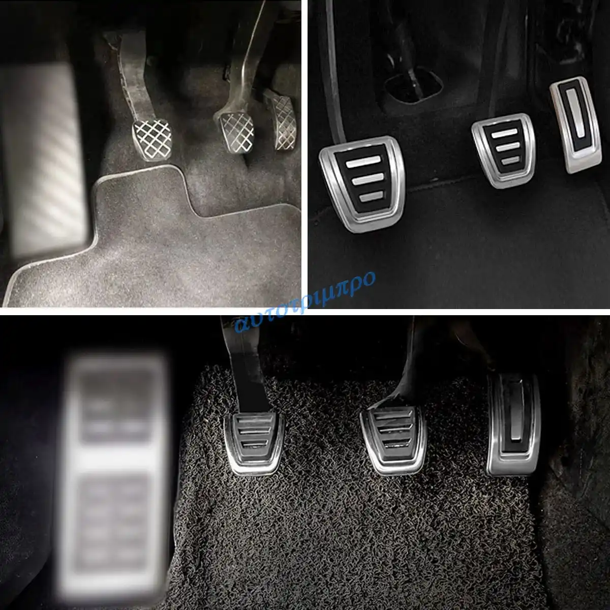 MT القدم الوقود مسرع الغاز مخلب وسادة الفرامل غطاء الدواسة لملحقات VW Golf7 MK7 GTI #2