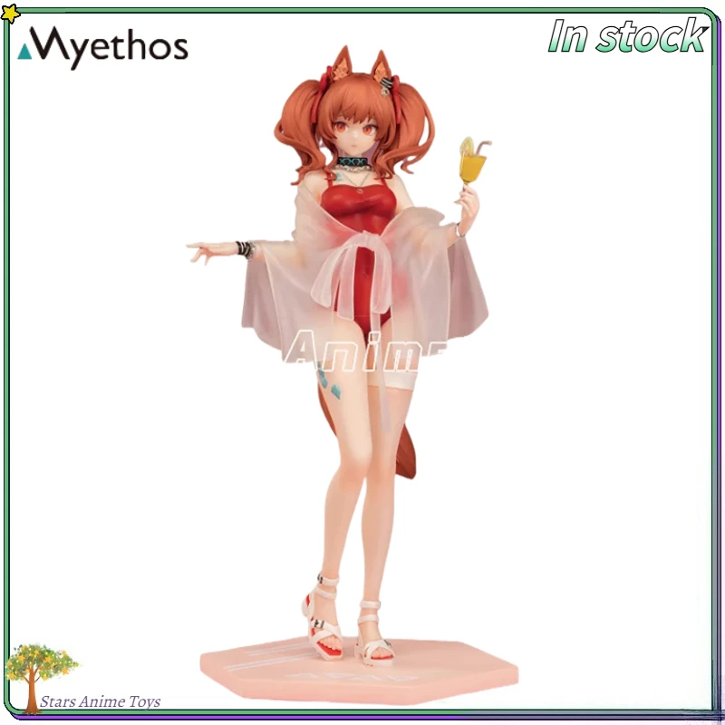 

Original Myethos Gift Series Arknights Angelina Summer PVC Anime Figure Collection Toys Model