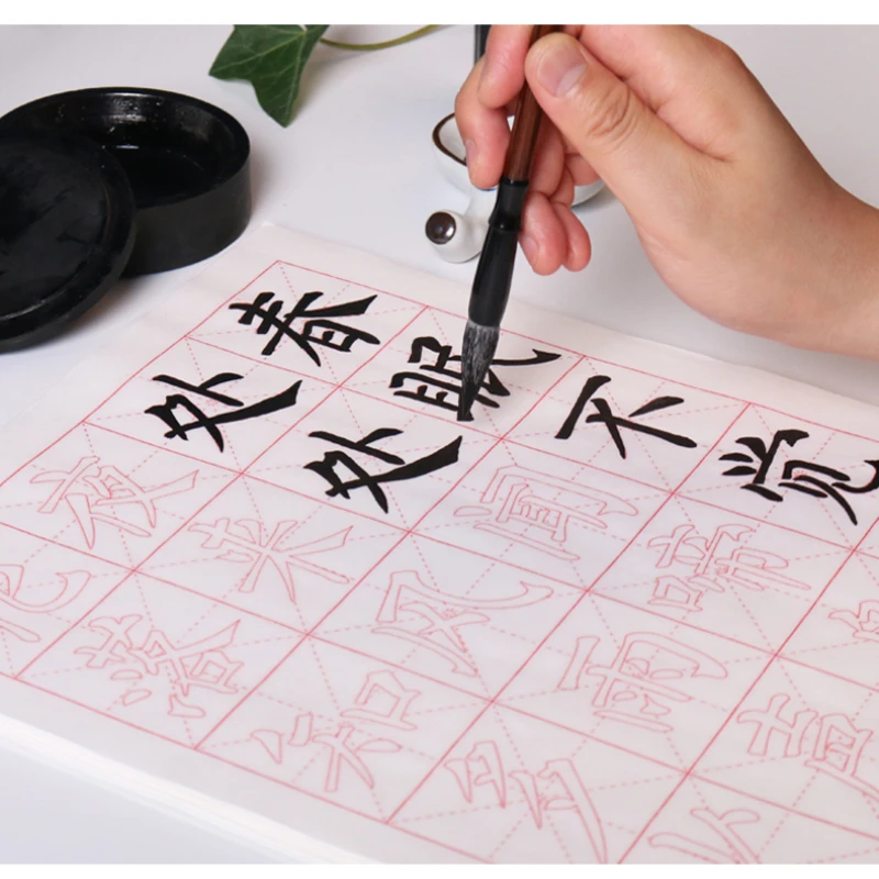 

Chinese Ou Liu Style Regular Script Calligraphy Copybook Brush Pen Basic Strokes Chinese Characters Beginners Practice Copybooks