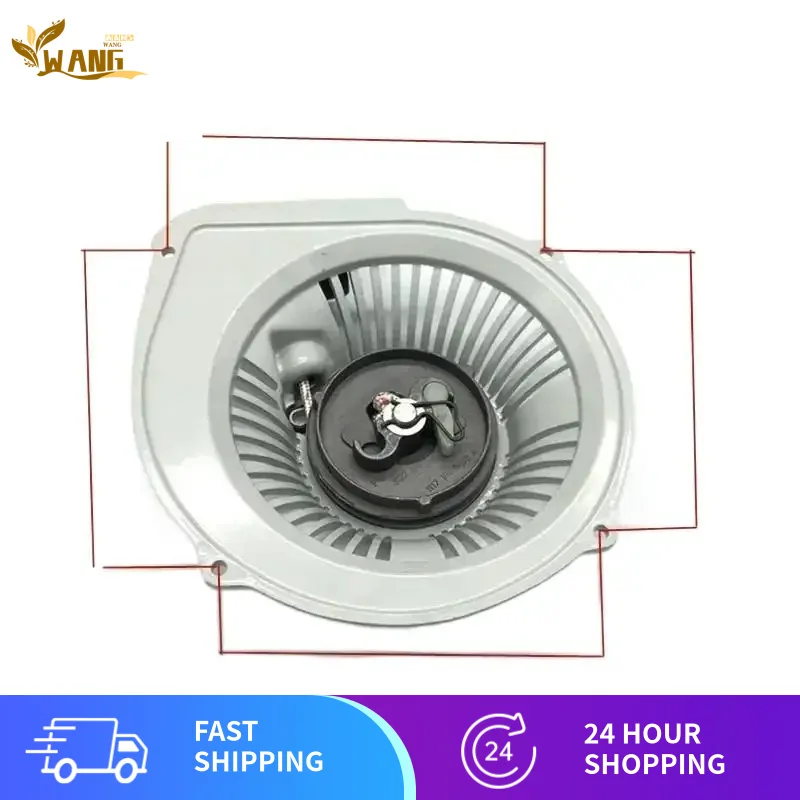 RECOIL STARTER FOR STIHL 070 090 CHIANSAWS PULL START SHROUD COVER GRIP ROPE REWIND SPRING PAWL ASSEMBLY REPL. 1106 080 2802