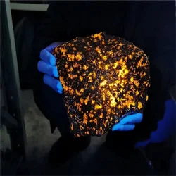 Natural American Yooperlites Flame Stones Fluorescent Stone Energy Reiki Specimens Aquarium Home Room Decor Gems Crystal