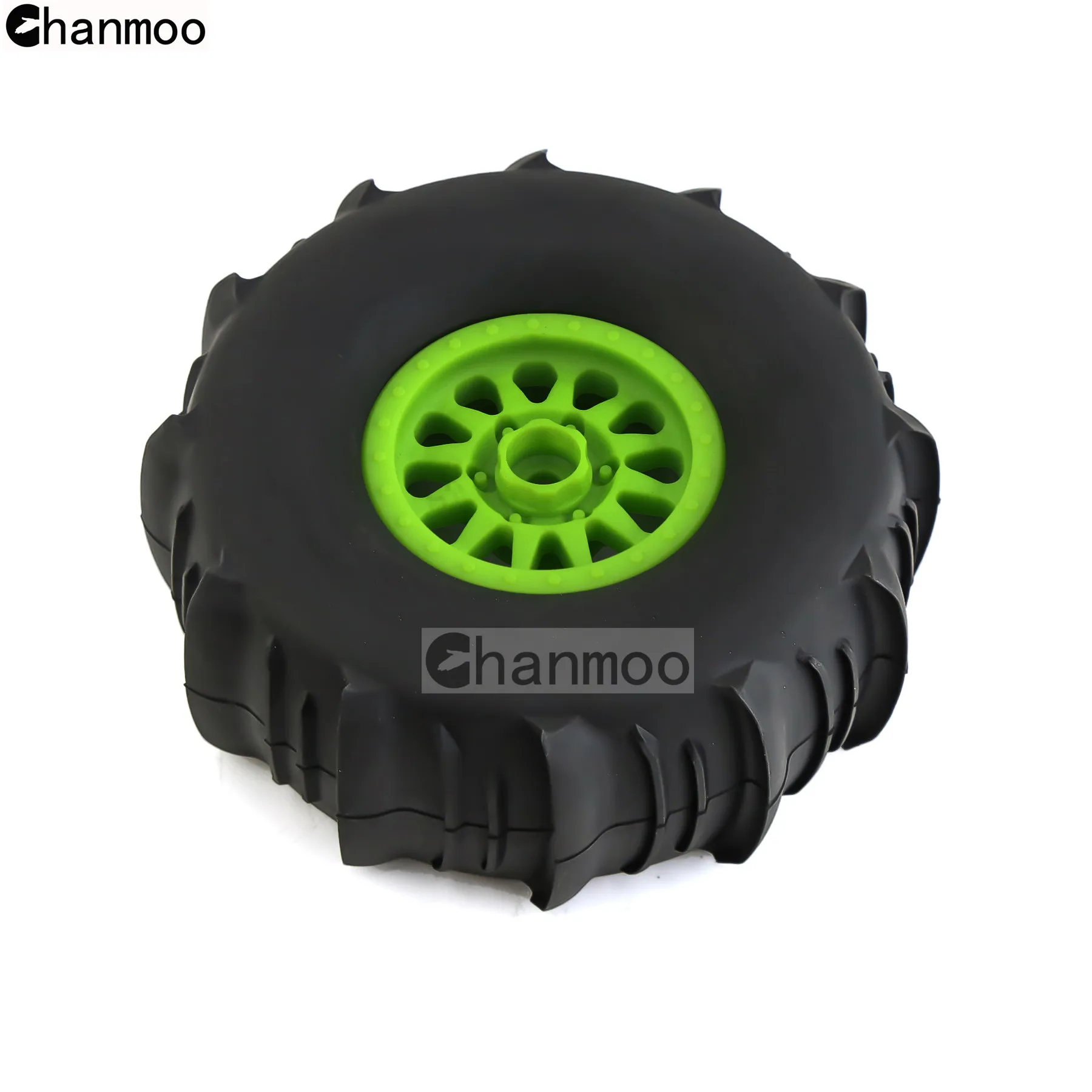 Chanmoo 4Pcs 1/7 1/8 Off-road Tyres Short Course Truck Sand Tires for RC Buggy Car TRAXXAS UDR 85086-4 ARRMA Mojave YK4072 DF7