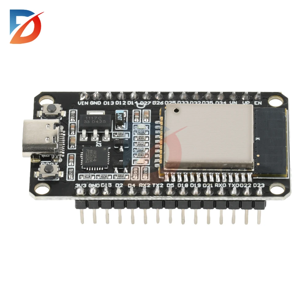 Placa de desarrollo ESP32 ESP-WROOM-32 WIFI Bluetooth IoT versión FT232 versión CP2102 TYPE-C 30P para Arduino