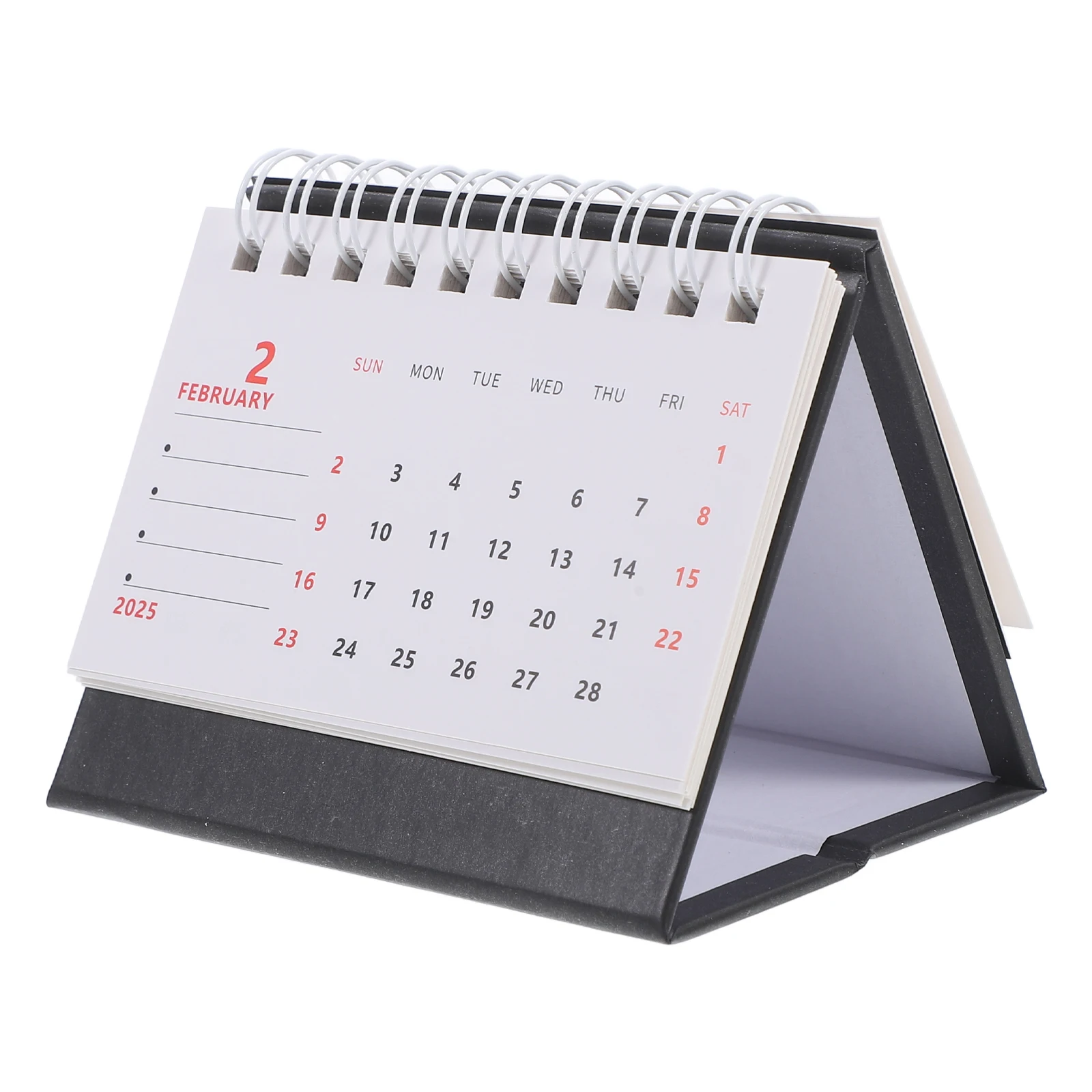 

Mini Desk Calendar 2025 Small Size Standing Flip Daily Use Note Household Monthly Office Supplies Schedule Reminder