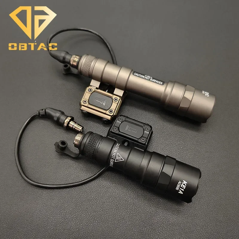 Tactical M600B M600 M300 M300B LED Scout Flashlight 600lm High Quality Aluminum Outdoor Weapon Lights Modbutton Pressure Switch