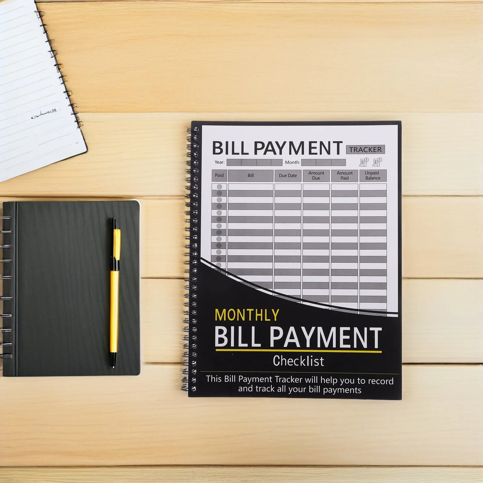 

2Pcs Monthly Bill Plan Book Monthly Budget Planner Bill Tracker Organizer Payment Checklist Personal Finance Expense Tracker