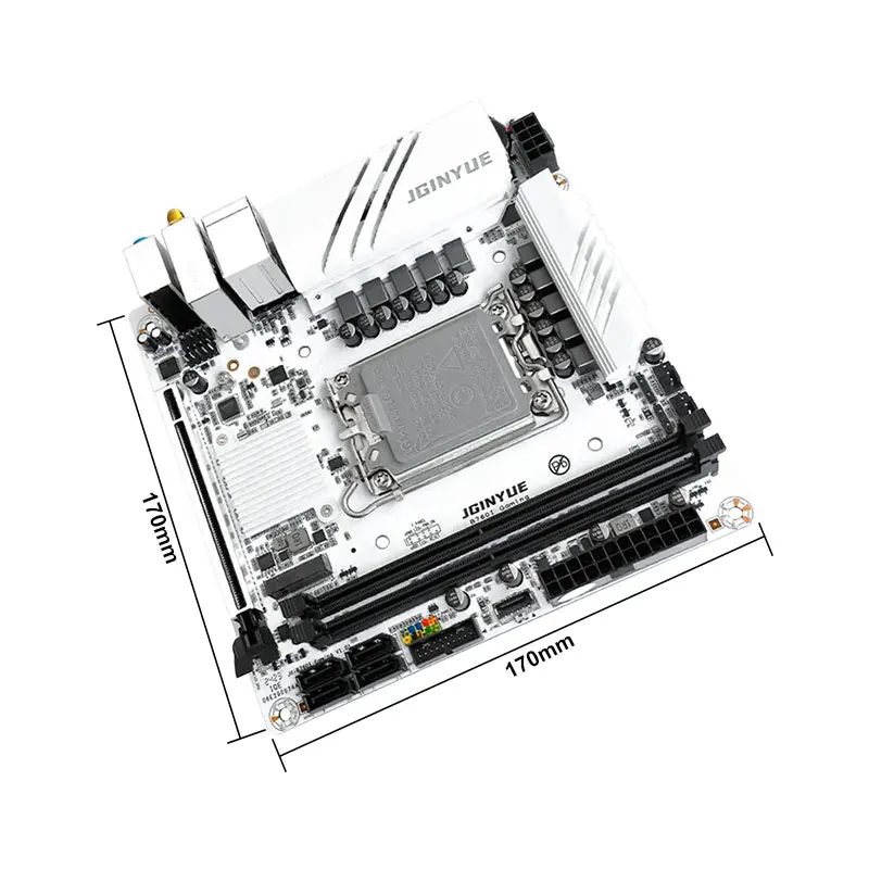 JGINYUE B760I GAMING ミニITXマザーボード LGA1700対応 第12世代・第