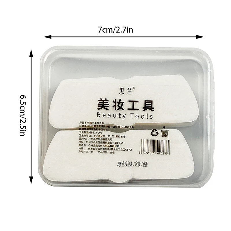 200PCS Disposable Nose Cotton Pads Diy Nose Mask Strips Skin Care Paper Sheet Cosmetic Cotton Blackhead Nose Sticker