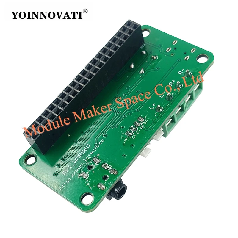WM8960 Audio Decoder Module with Voice Recognition, All-in-One Audio Board Dual Microphone I2C for Smart Speaker DIY