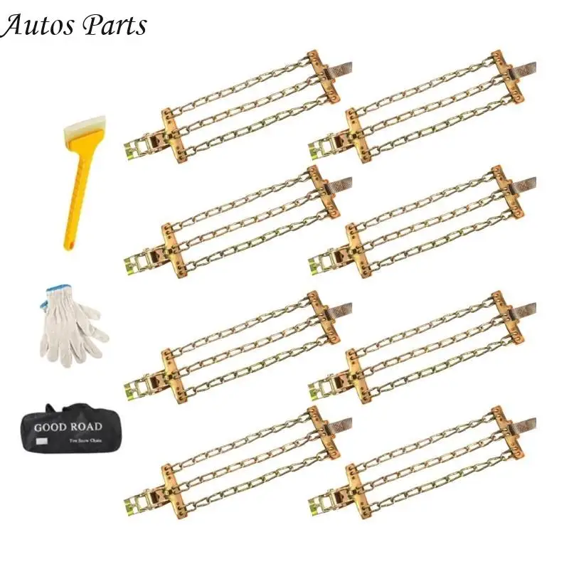 

57BA Многосторонние противоскользящие шинные кандалы, высокие растяжимые соединения из манганской стали, способность к льда в мм