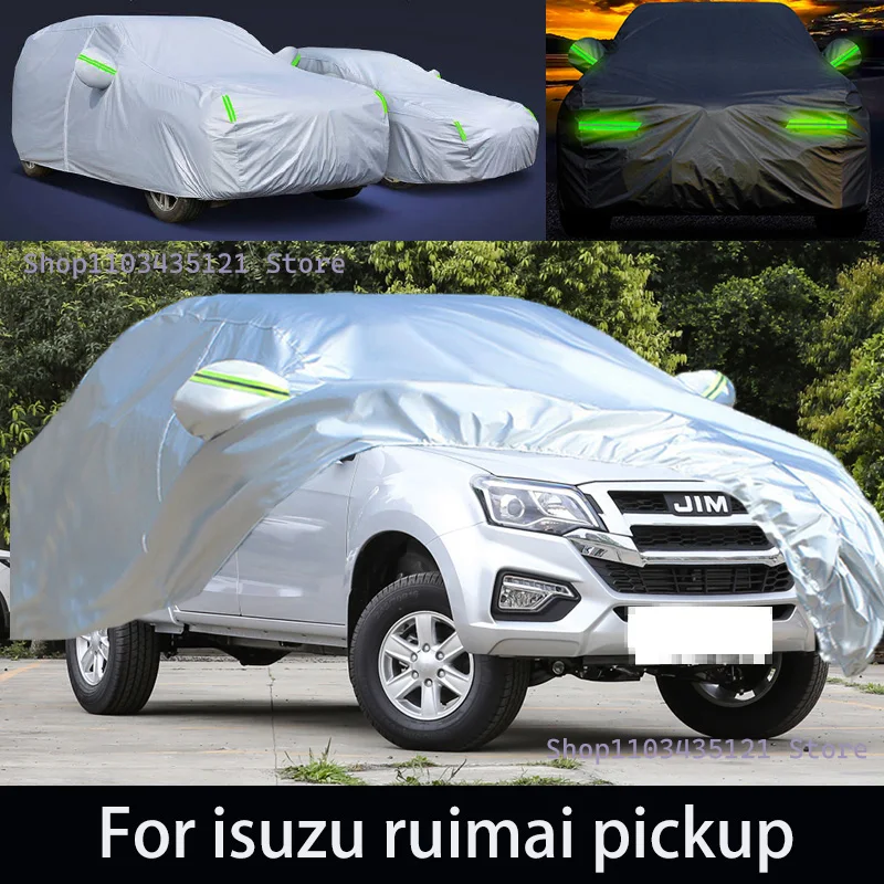 For isuzu ruimai pickup Outdoor Protection Full Car Covers Snow Cover Sunshade Waterproof Dustproof Exterior Car accessories