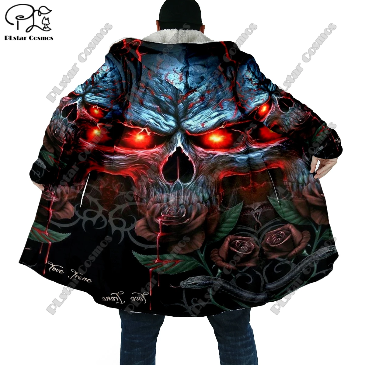 

3D Printed Halloween Horror Skull Theme Pocket Cape Coat Latest Casual Unique Streetwear Unisex Winter New Arrival KB-2