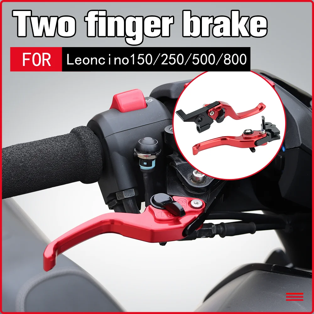 

For Leoncino 150 250 500 800 Short Brake Lever Motorcycle imperiale 400 CNC Aluminium Adjustable Short Brake Clutch Lever