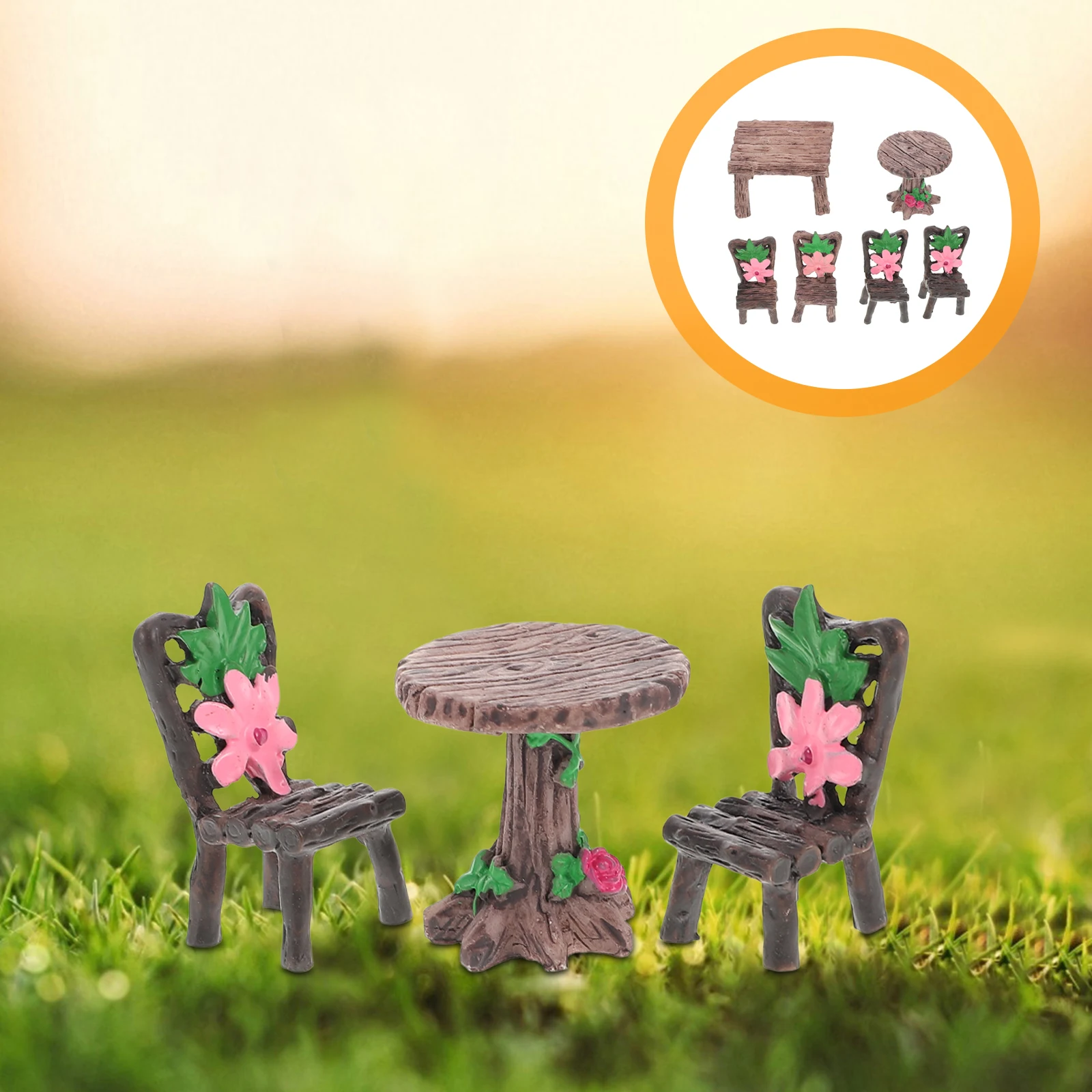 

Moss Micro Landscape Ornaments Decoration Dollhouse Accessories Garden Patio Furniture