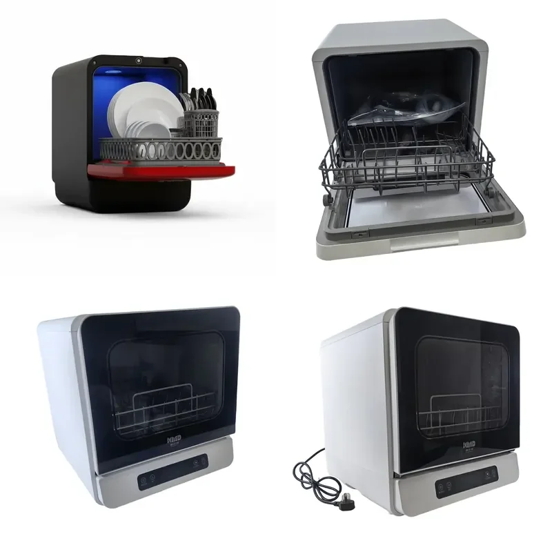 Portable Dishwasher 34x49x49cm Compact Countertop Model Made from 85 Percent Recycled Plastic Eco Friendly Fits 11.4 Inch