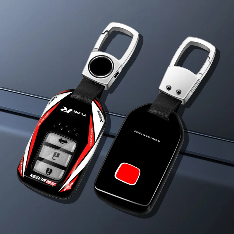 Fashion New ABS+TPU Car Key Cover Case Protect Shell Buckle For Honda Fit Accord CR-V Civic Jade XR-V Crosstour Auto Accessories