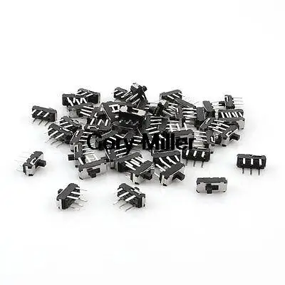 50 قطعة MSS-22D18 تشغيل/إيقاف DPDT 6 دبوس عمودي صغير الشريحة نوع DIP التبديل 9x4x3.5 مللي متر