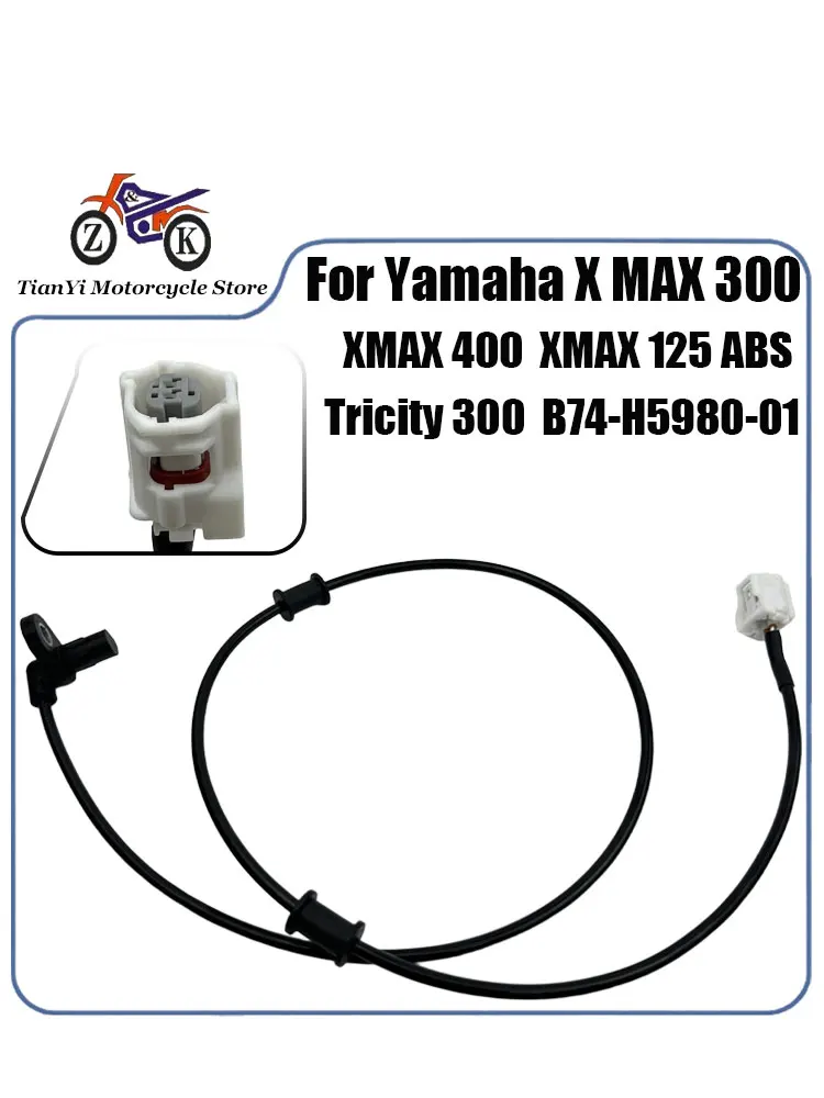 

1PCS Motorcycle Rear Wheel Speed Sensor For Yamaha Xmax300 Xmax400 Xmax125ABS Tricity300 ABS Speed Sensors B74-H5980-01