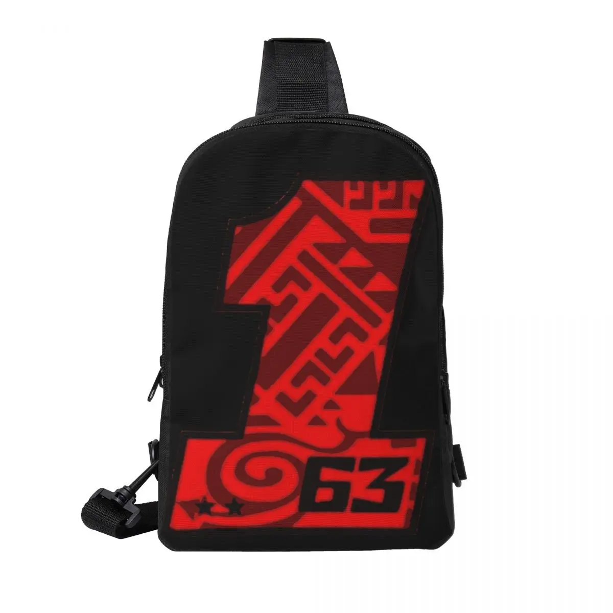 

Pecco Bagnaia 63 Chest Bag Men Sling Crossbody Backpack Chest Bag Travel Hiking Daypack Shoulder Bag