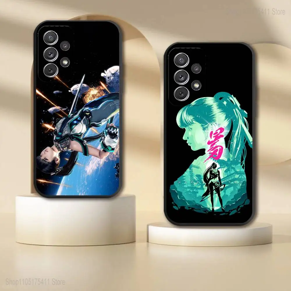 

Stellar-S Game B-Blade Phone Case For Samsung S 25,24,23,22,30,21,10,9,Ultra,Plus,Lite,FE,4,5G Black Soft Case