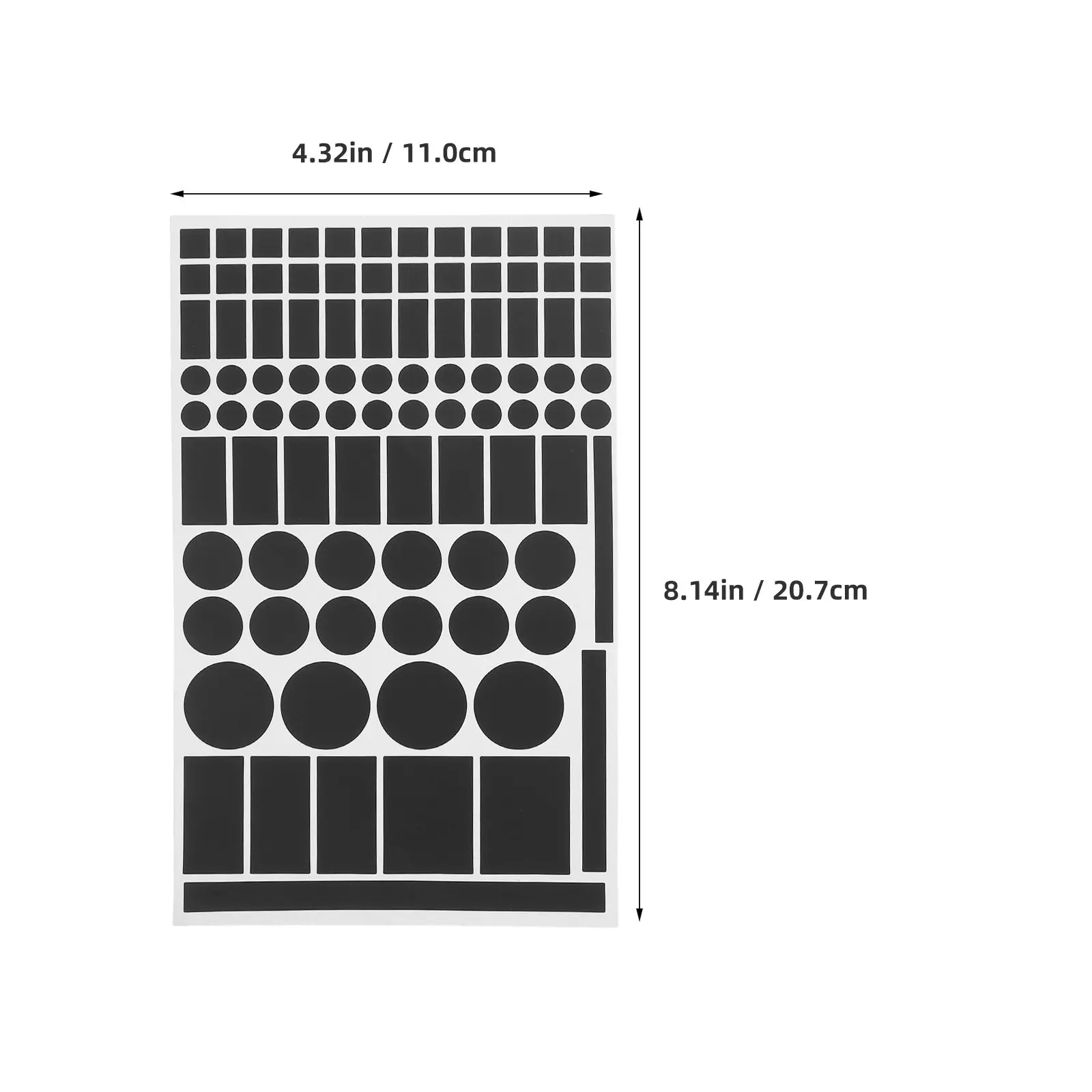 4Sheets LED Light Blocking Stickers Blackout Dimming Sheets for Electronics Removable Reusable Light Blockers for Soundbars