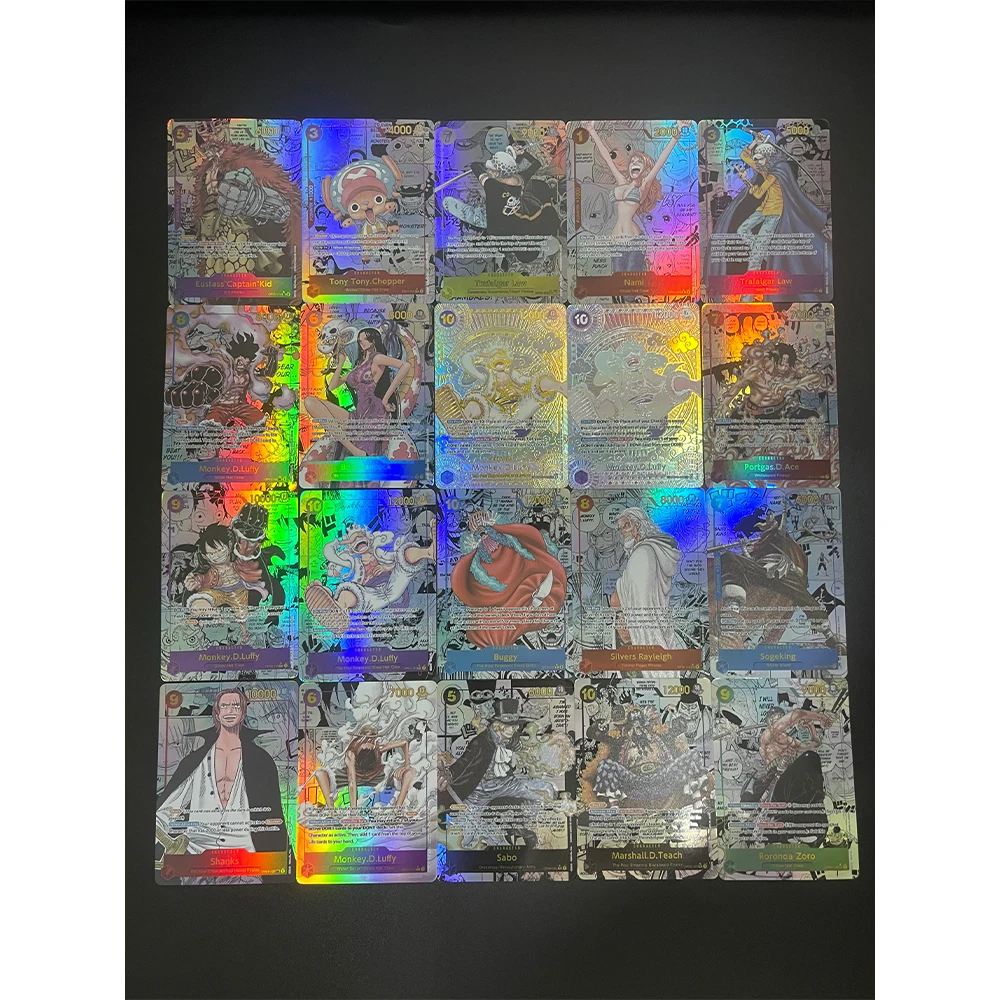 Tarjeta otcg de una pieza, Luffy Chopper en inglés, Roronoa Usopp Zoro, juego de Anime, tarjetas de colección, juguete para regalo