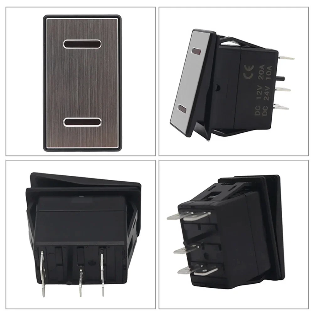 Boat Rocker Switch 12V 24V Switch Automotive Lighting Soft Light Effect Switch For SUVs Output Circuit Protection