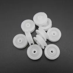 10Pcs/Lot 132A Plastic Spindle Pulley Gear Model Motor Wheel Outer Diameter 13MM Shaft Aperture Dia.2MM 1.95MM 2A Height 5MM New