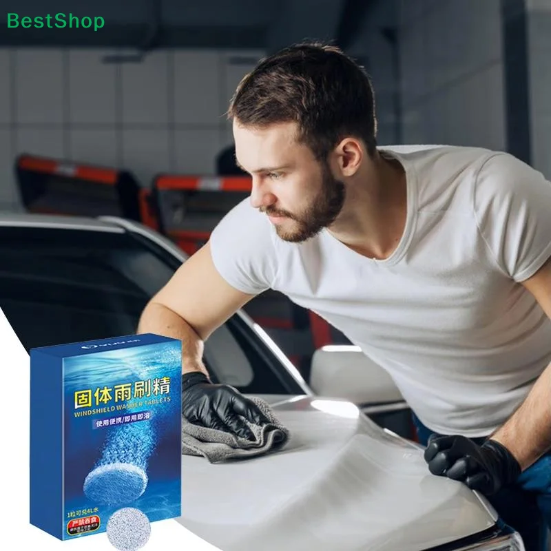 10/20/100 PCS Concentrated Car Windshield Washer Effervescent Tablets Strong Stain Removal Easy Dissolution For Daily Auto Clean