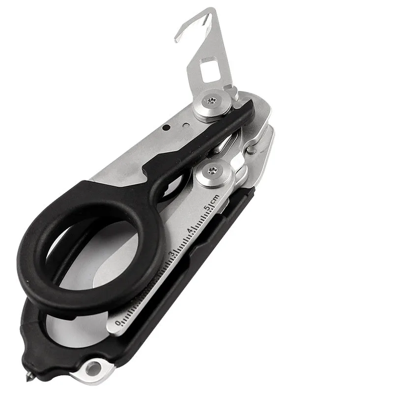 Forbici multifunzione in similpelle Raptors pronto soccorso esperto forbici pieghevoli tattiche combinazione di strumenti di sopravvivenza all'aperto