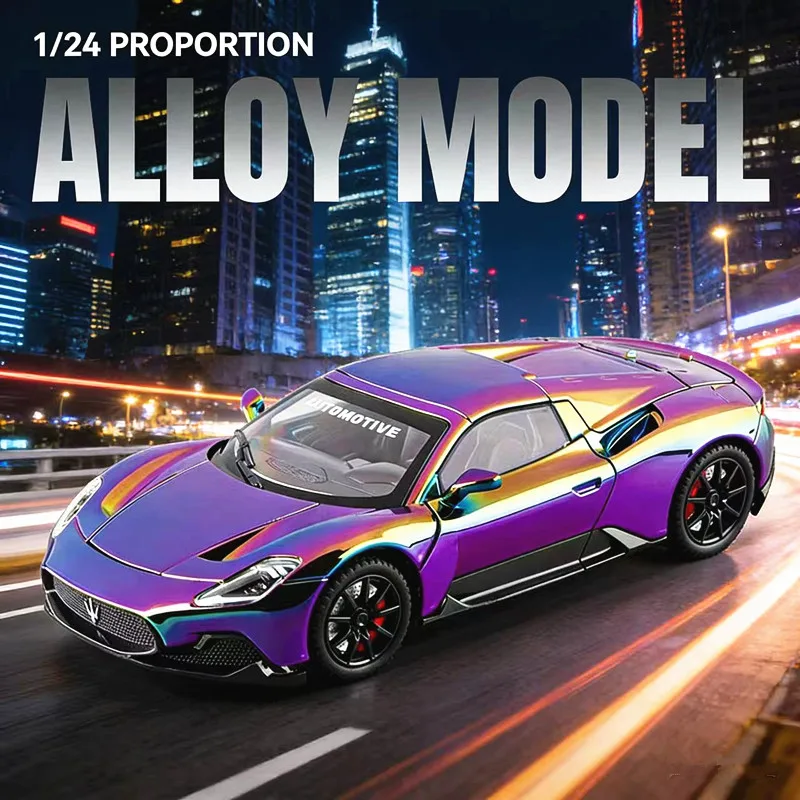 

Новинка: Коллекционная модель суперкара MC20 в масштабе 1:24 из высококачественного сплава со звуком и светом, инерционная, детская игрушка, подарок на день рождения