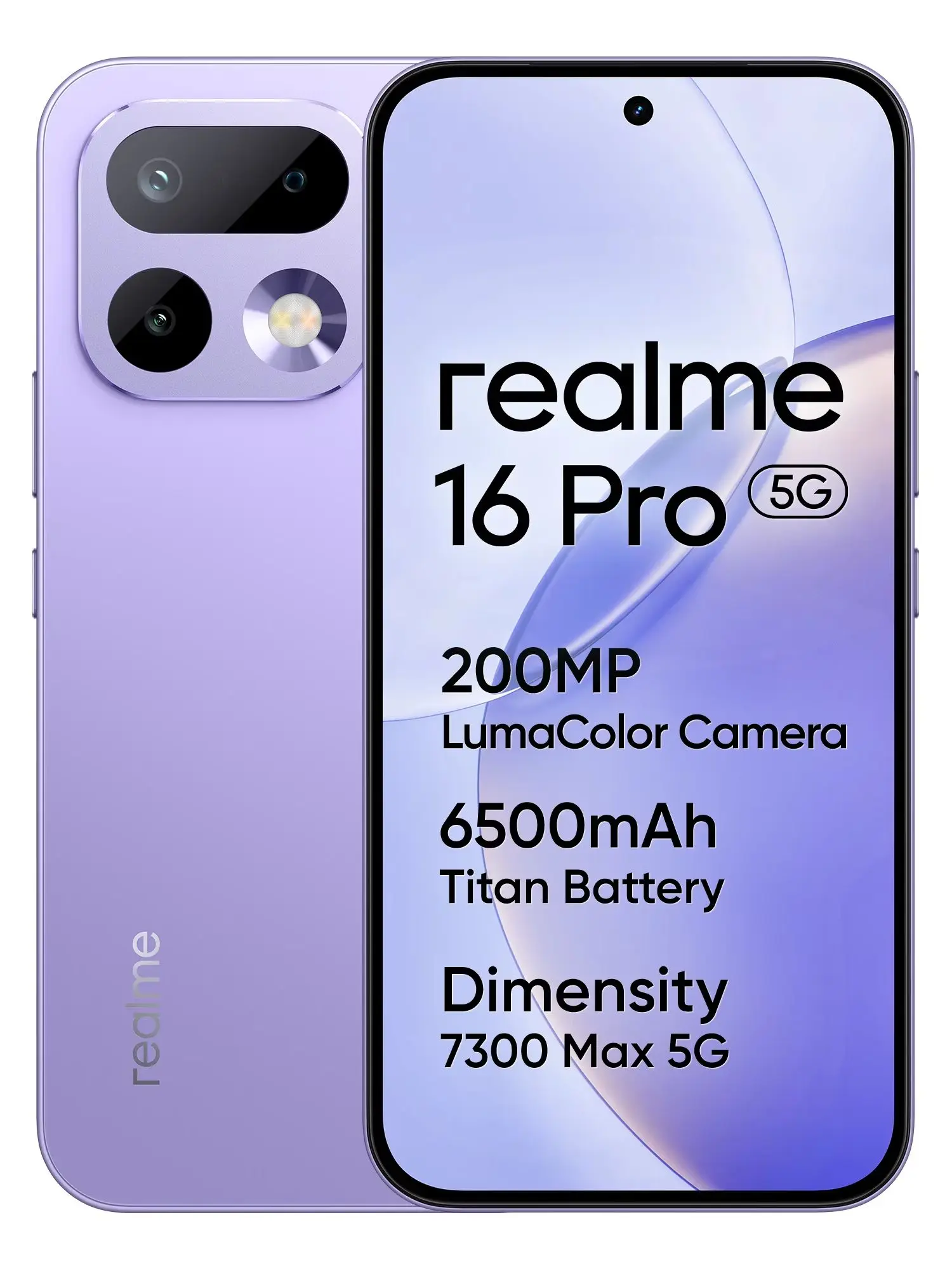 realme 16 Pro 5G Smartphone Mediatek Dimensity 7300 Max 6500mAh Akku 45W 6,78'' 144Hz AMOLED Display 200MP Kamera