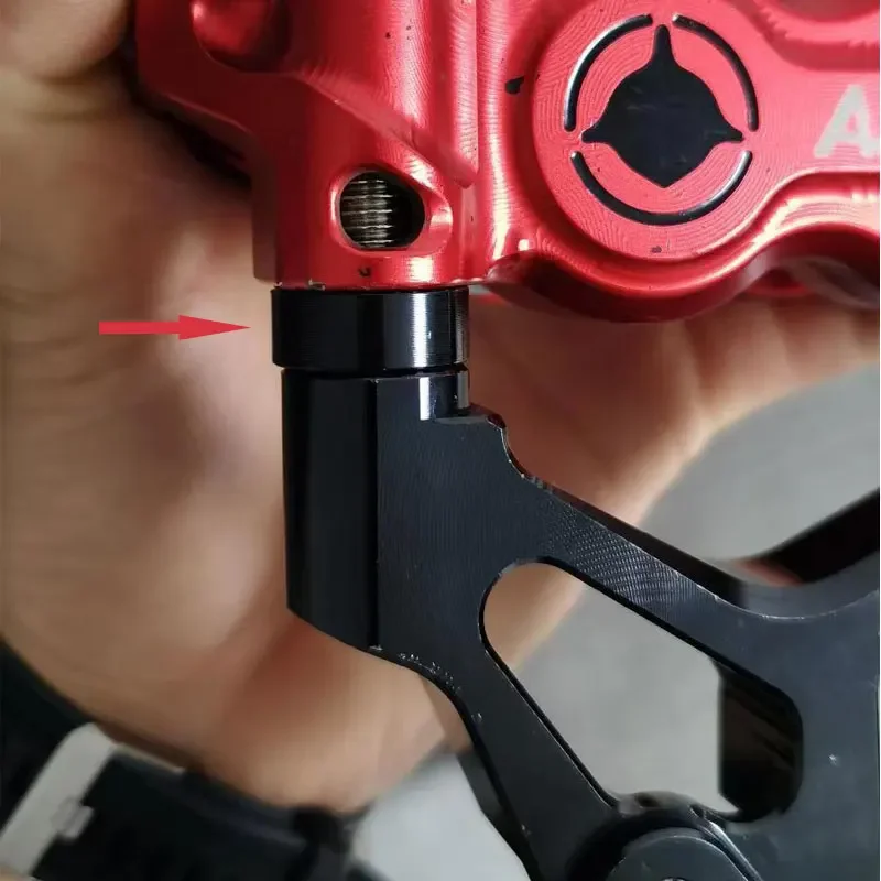2 uds espaciadores M10 pinza de freno Radial de motocicleta para 220mm 245mm 260mm para diámetro del Rotor funda Chang cojín de aleación de aluminio