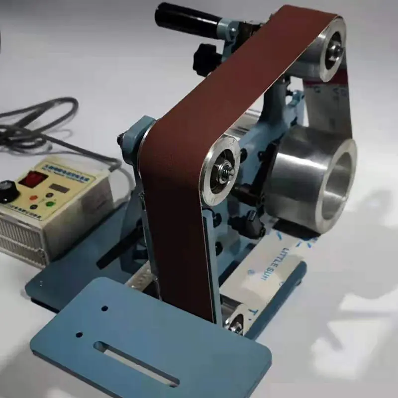 

750W Variable-Speed Motor Sanding Machine (Vertical/Horizontal Use) with 915 Sanding Belt, Model 50 for Metal Grinding and Trimm