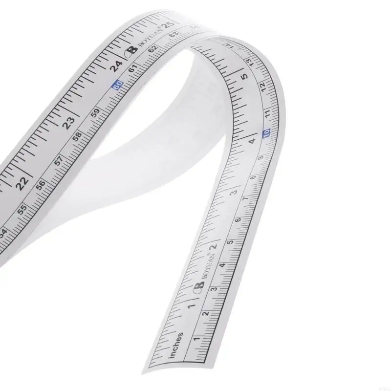 C90A 90cm Adhesive Metric Measure Tape Vinyl Ruler For Sewing Machine Sticker