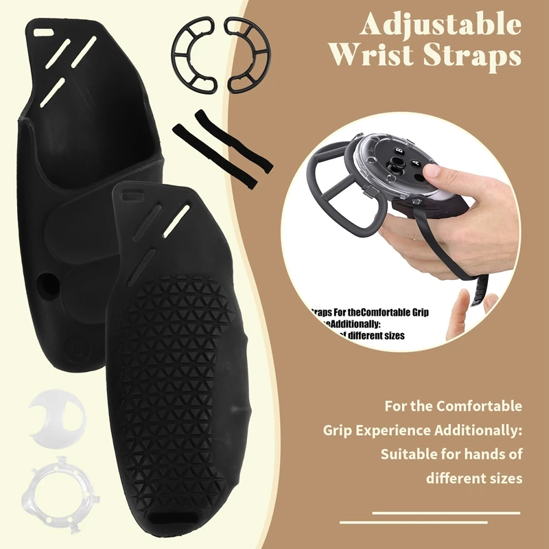 AA87 para Quest 3S Elite correa para la cabeza con cubierta protectora de Host Protector de controlador y cubierta de lente para accesorios Quest 3S