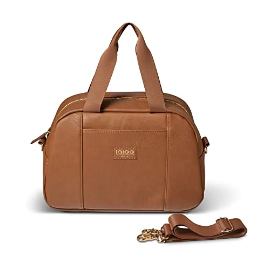 

Premium Luxe Leather Soft Sided Insulated Cooler Bags