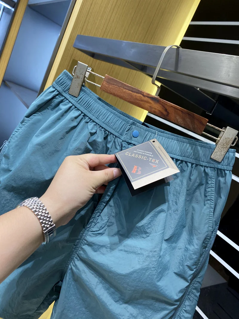 

Outdoor Sports orts Men's Women's Loose Fit Breathable Side Zip Color Blo Summer Casual Pants Straight Leg Elastic Waist