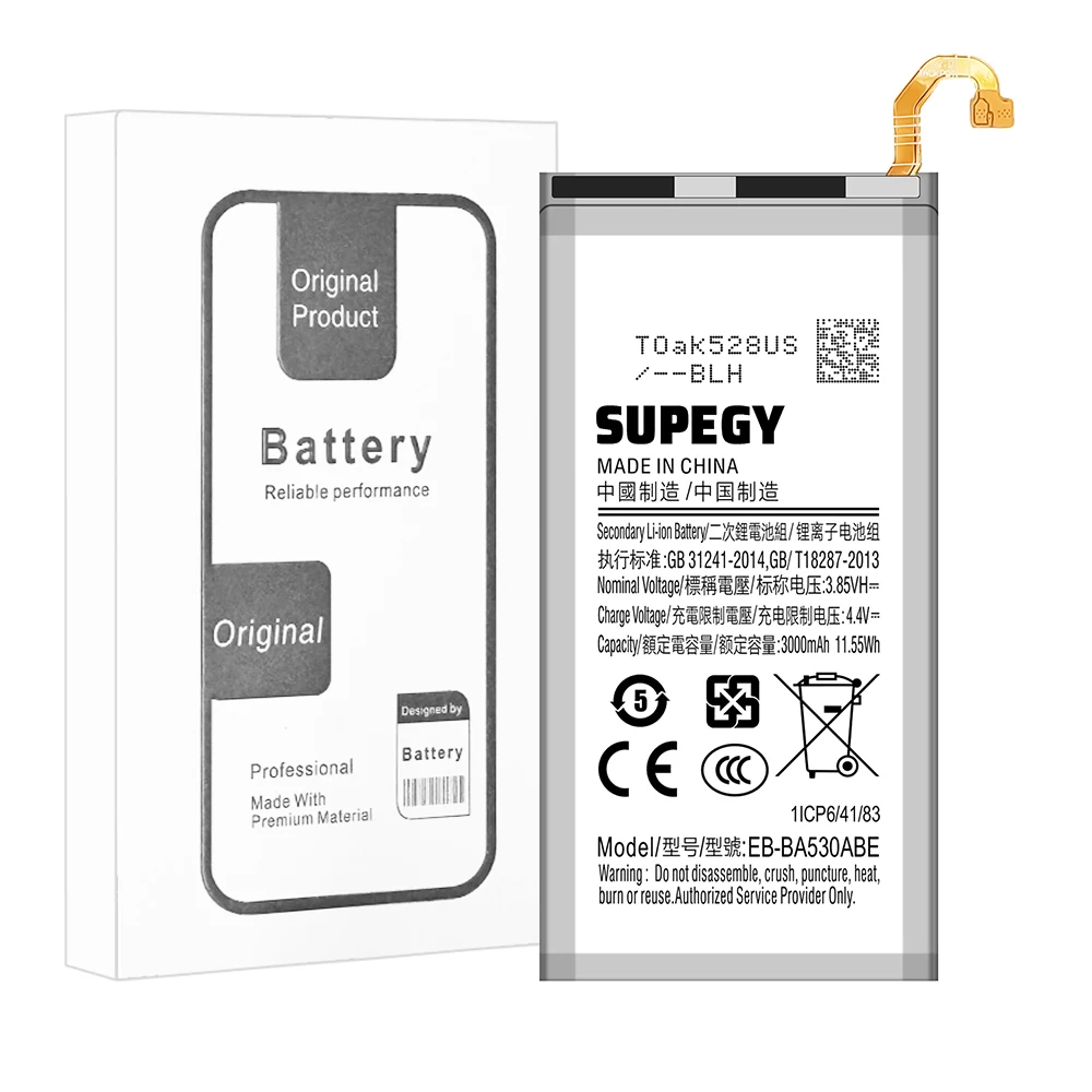2026 Years Brand New EB-BA530ABE 3000mAh Battery For Samsung Galaxy A8 2018 A530 SM-A530 A530F A530K/L/S/W Batteries+Tools