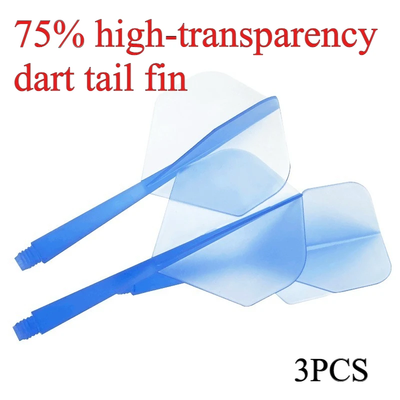 3Pcs 2BA Thread Dart Flights High Transparency Modified PP Multicolor Anti-Fall Durable Dart Tail Fins