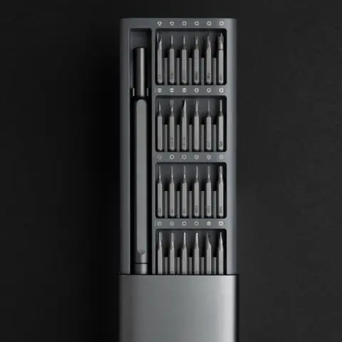 Kit de tournevis Xiaomi Mi-jia 24 embouts magnétiques de précision Boîte en aluminium Wiha DIY Ensemble de tournevis à usage quotidien en stock