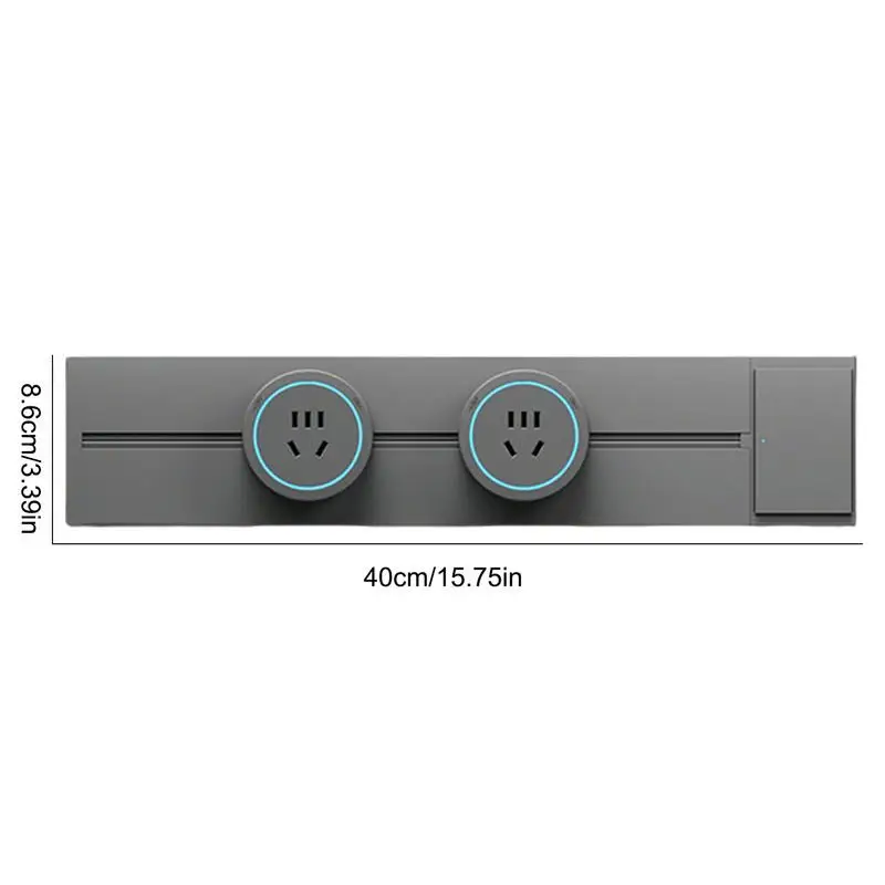 منافذ كهربائية نظام مسار المقبس المنقولة انفصال القابلة للإزالة منافذ متعددة محولات لدراسة غرفة المعيشة المطبخ