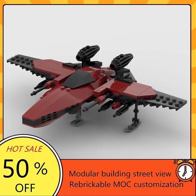 

Набор для сборки космического корабля из 297 деталей: популярная модель из фильма «Звездные войны», модульный конструктор, технологичный подарок, праздничный набор для детей