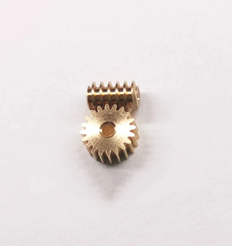 5pc 0.2 module 20T and 30T precision worm gears, 90-degree reduction drive gears, suitable for RC DIY model car axle