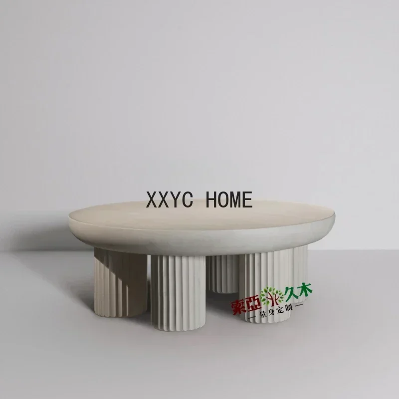 

Кофейный столик Personality House Silence, круглый, дизайнерский, от мастера, американский кофейный столик Short