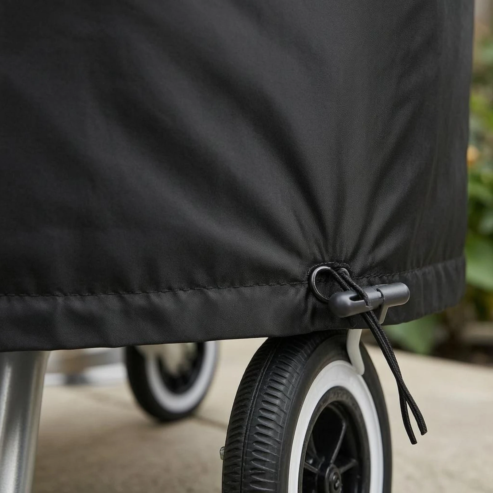 BBQ Grill Cover Long-Lasting Barbecue Grill Cover Outdoor Protection Black Weather Resistant